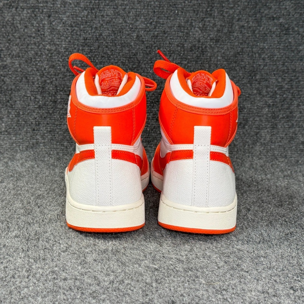 Jordan 1 Retro AJKO Shoes Men's 9 Rush Orange White Retro Athletic Sneakers - Picture 7 of 15